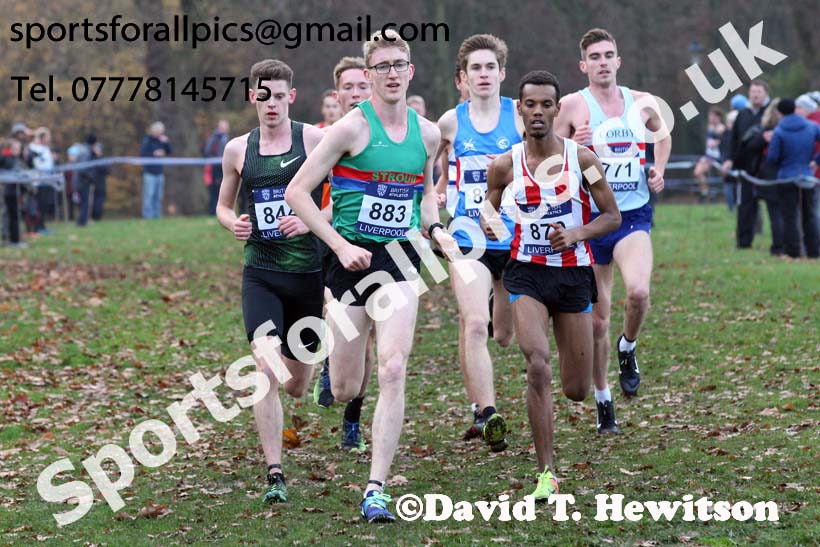 Mens junior British Athletics Liverpool Cross Challenge, Sefton Park, Liverpool. Photo:  David T. Hewitson/Sports for All Pics